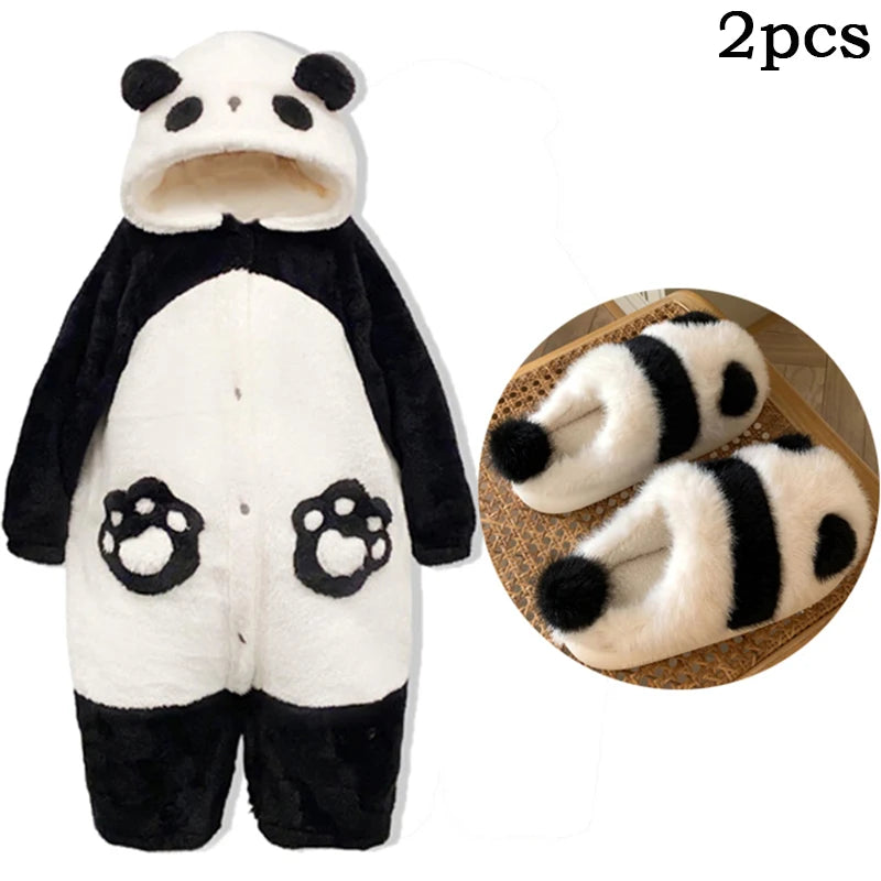 Cozy Panda Robe Kigurumi - Plush Party Onesie