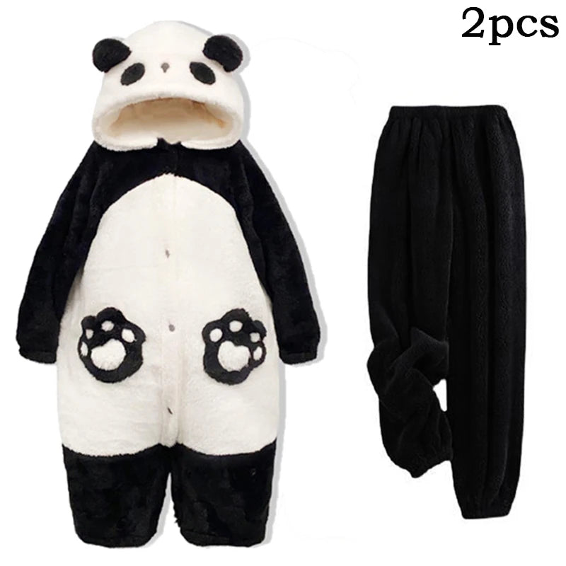 Cozy Panda Robe Kigurumi - Plush Party Onesie