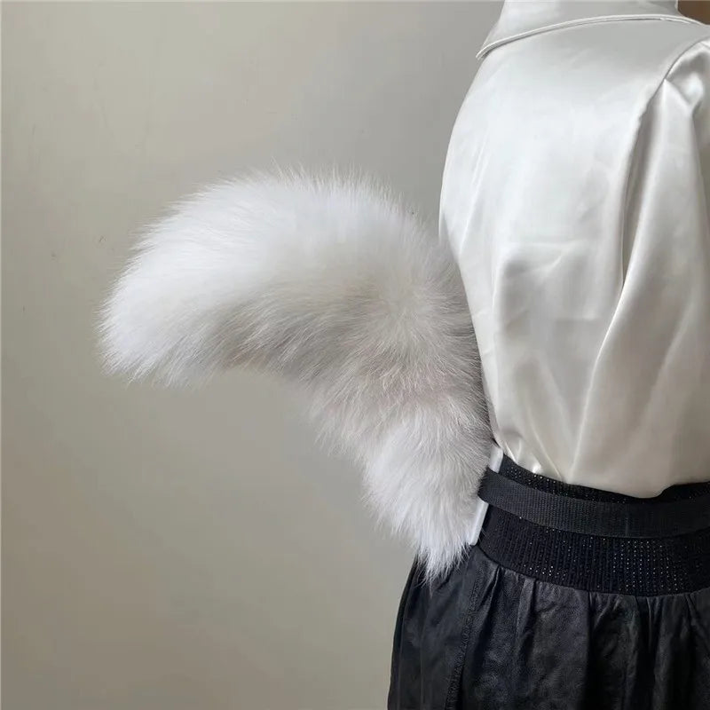 Realistic Fox Tail - Premium Faux Fur Cosplay Accessory