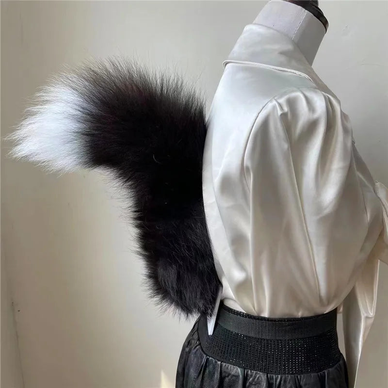 Realistic Fox Tail - Premium Faux Fur Cosplay Accessory