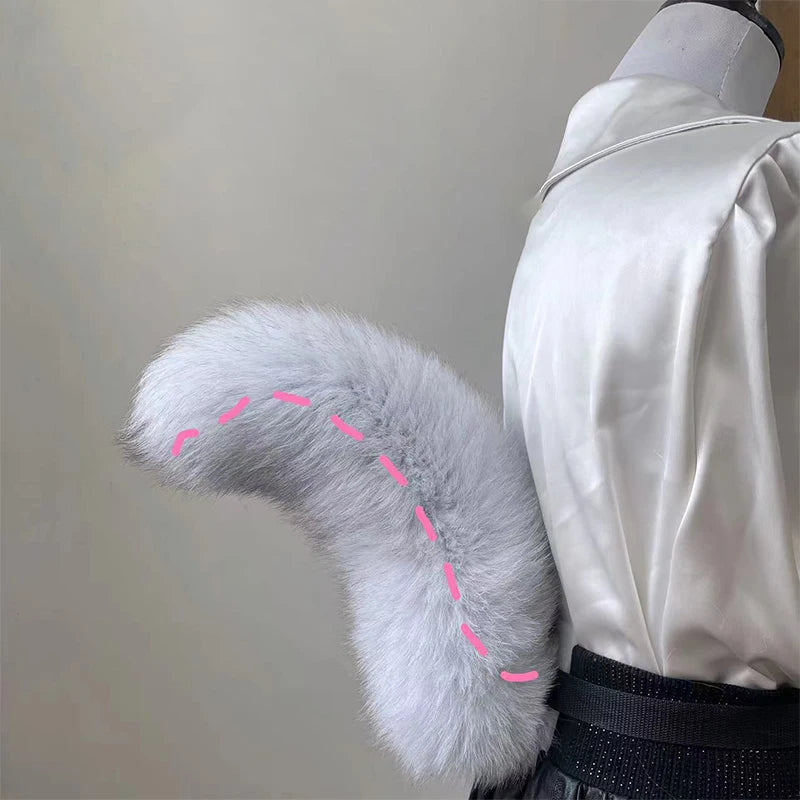 Realistic Fox Tail - Premium Faux Fur Cosplay Accessory